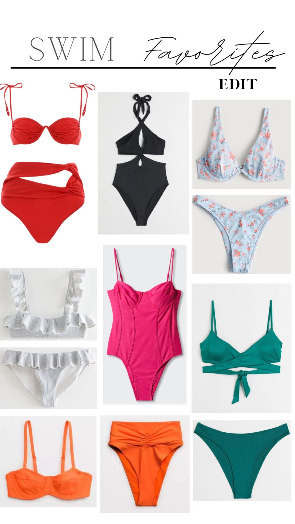 New season swim favorites from Aerie, Mango, Hollister, & Other Stories, H&M, and Agua Bendita,
Summer bikini sets, Summer one pieces, resort wear, vacation swim 

#LTKswim #LTKU #LTKsalealert