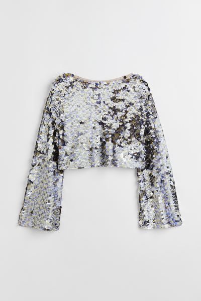 Sequined top | H&M (UK, MY, IN, SG, PH, TW, HK)