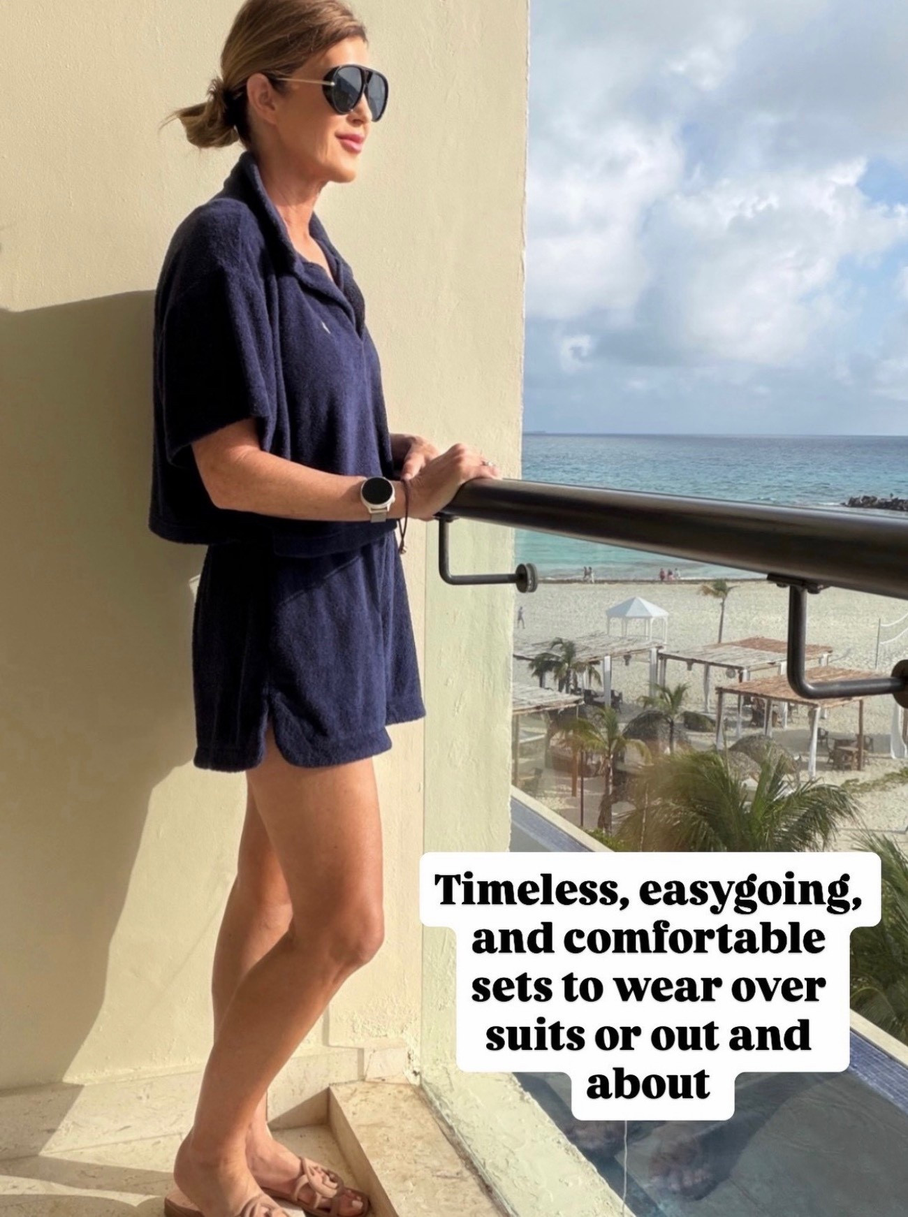 Ralph Lauren polo terry set. Also have in white. Wearing a size mediumm

#LTKSwim #LTKOver40