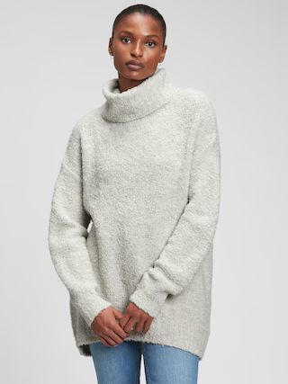 Cozy Boucle Turtleneck Tunic Sweater | Gap (US)