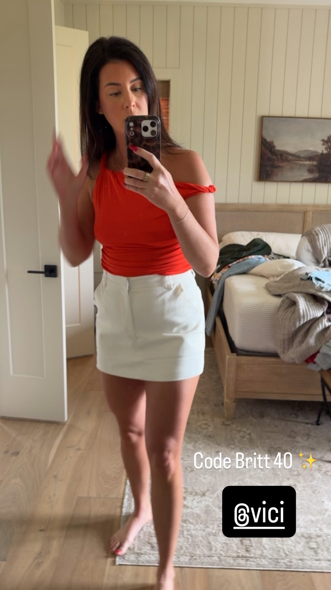 Code britt40 

Size up in the skort! 

I feel like the top is true to size 

#LTKmomlife #LTKMidsize