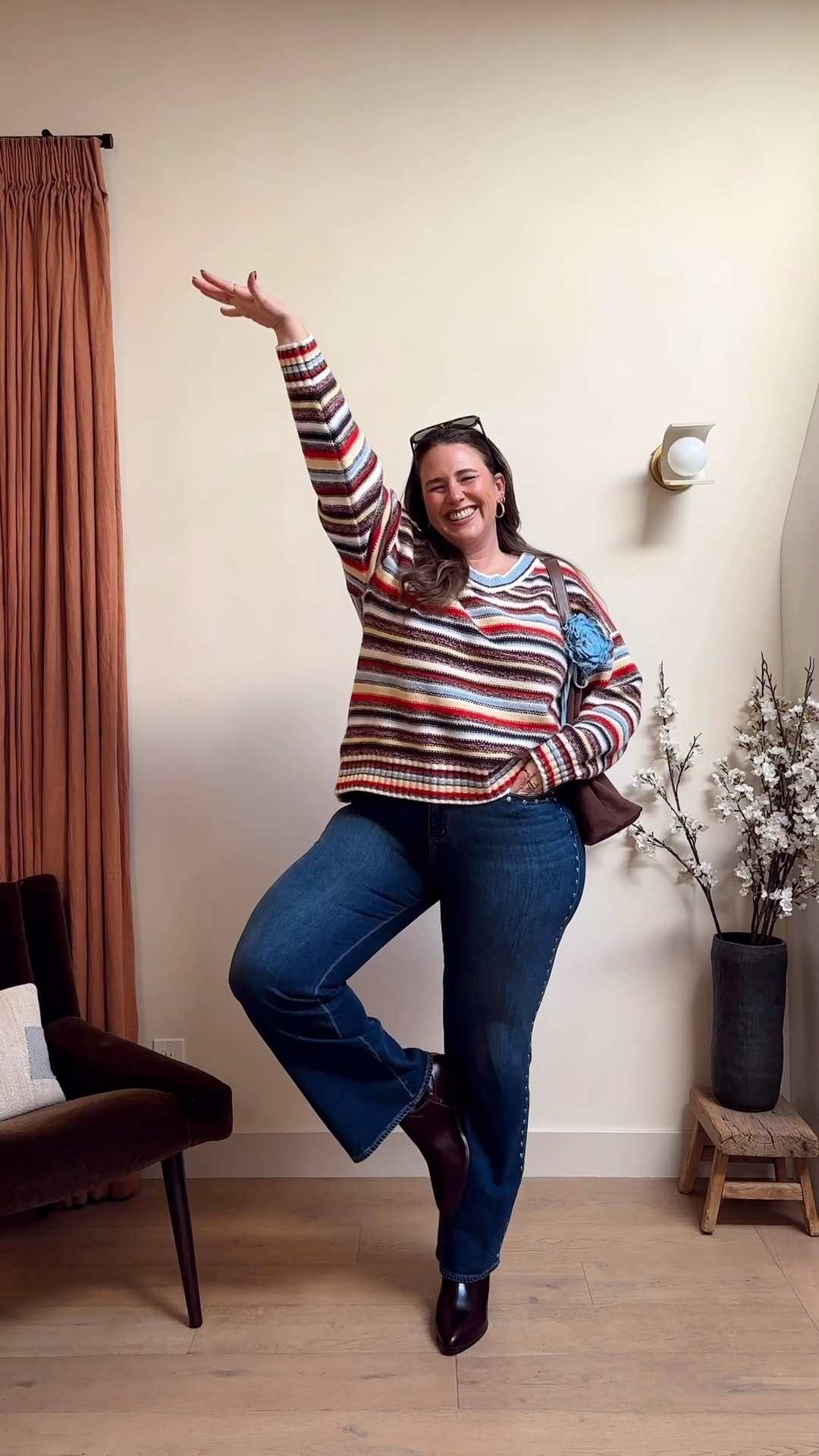 The perfect outfit formula for winter … jeans, a stripped sweater & comfy pair of boots! 

#LTKootd #LTKgrwm #LTKMidsize