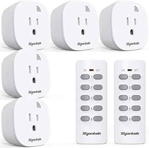 Remote Control Outlet Wireless Light Switch for Household Appliances, Expandable Remote Light Swi... | Amazon (US)