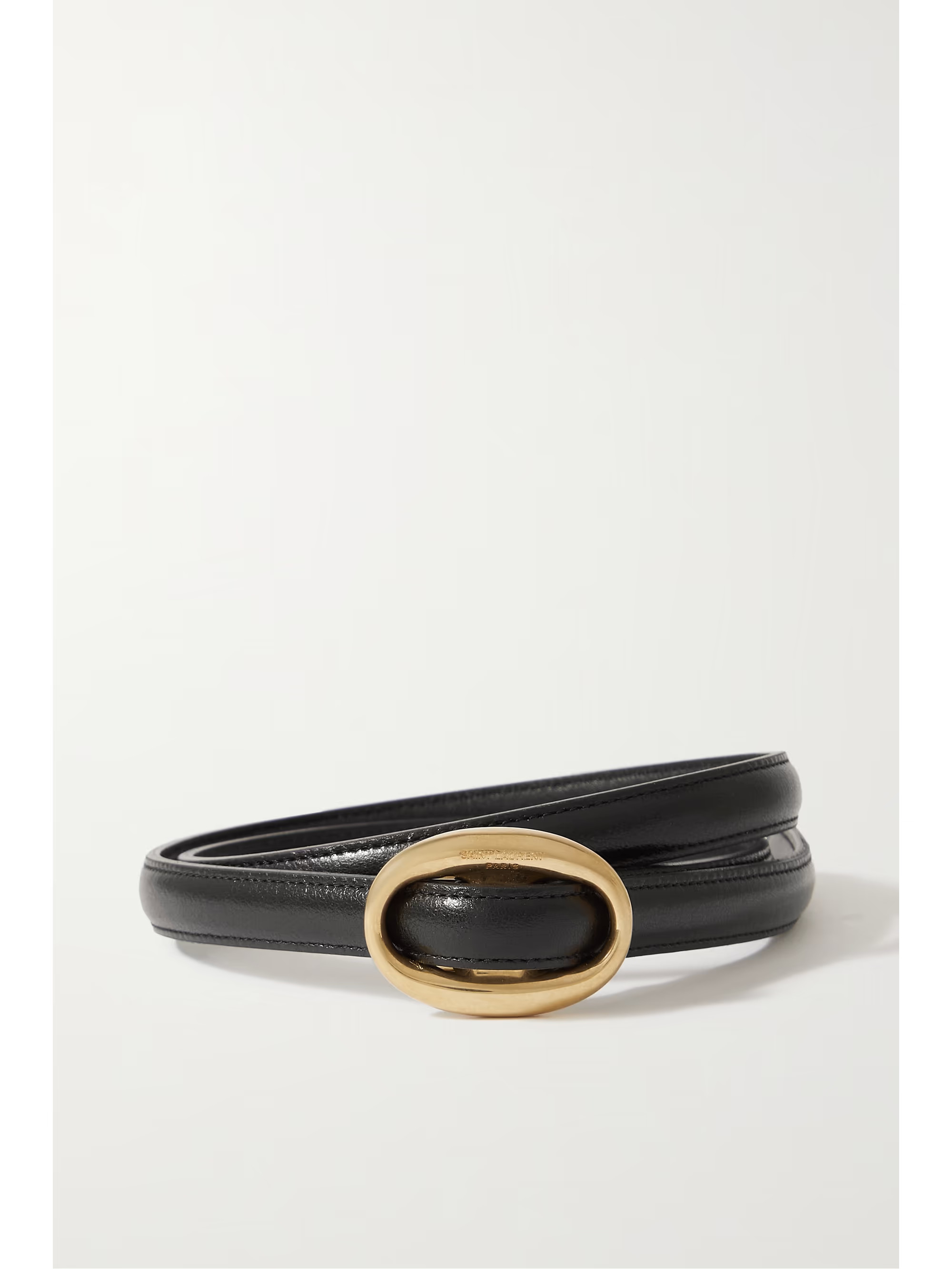 Glossed-leather belt | NET-A-PORTER (US)