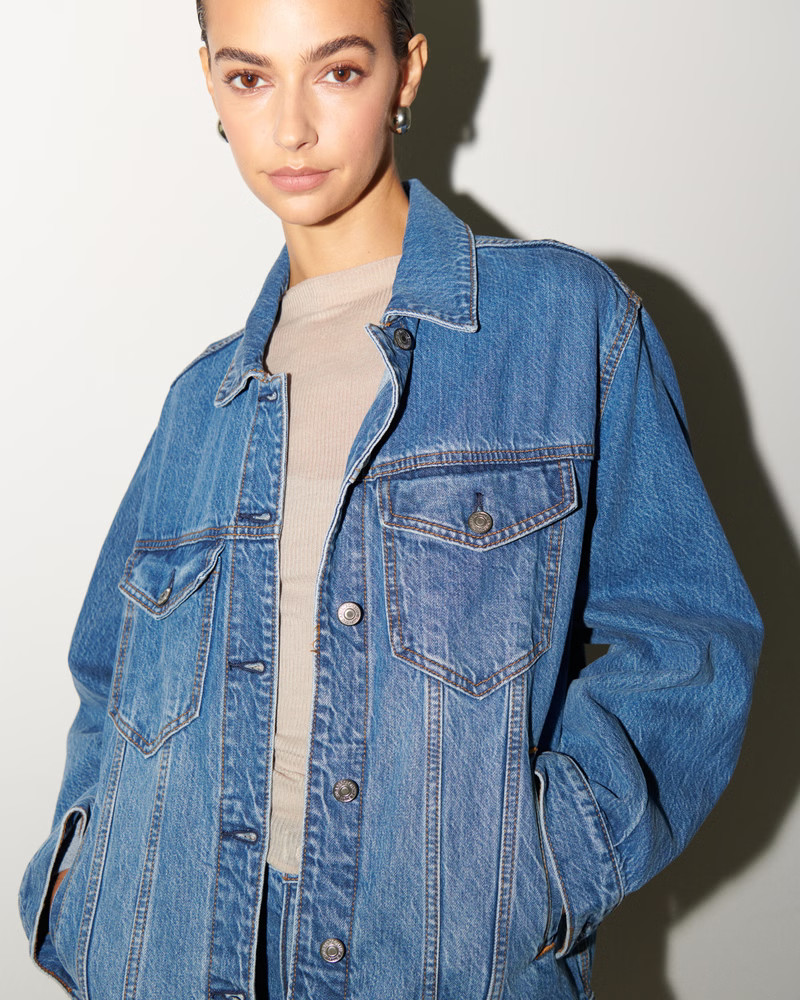 Denim Trucker Jacket | Abercrombie & Fitch (UK)