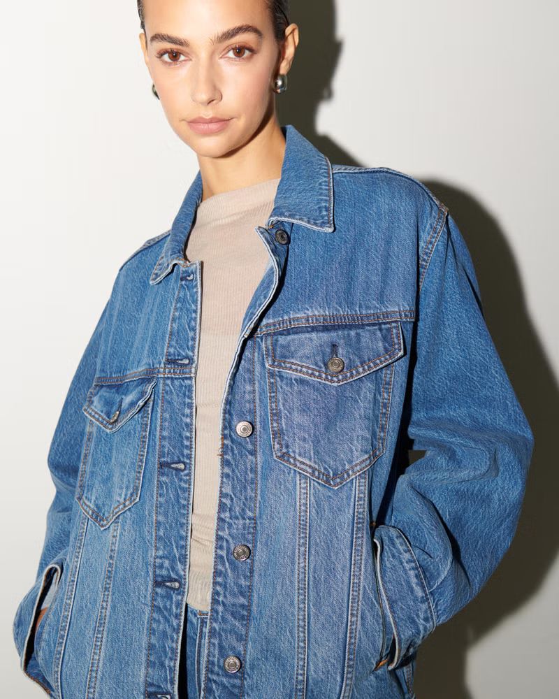 Denim Trucker Jacket | Abercrombie & Fitch (US)