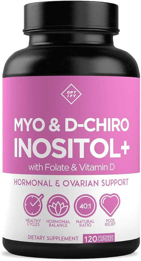 Premium Inositol Supplement - Myo-Inositol and D-Chiro Inositol Plus Folate and Vitamin D - Ideal... | Amazon (US)