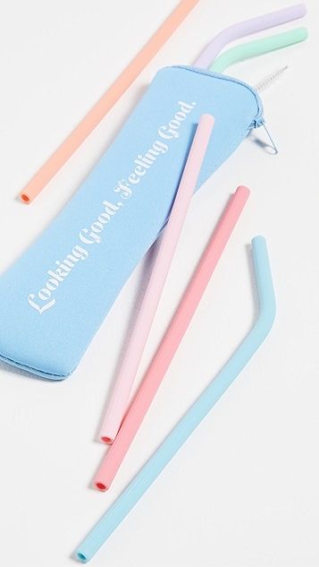 Assorted Silicone Straws | Shopbop