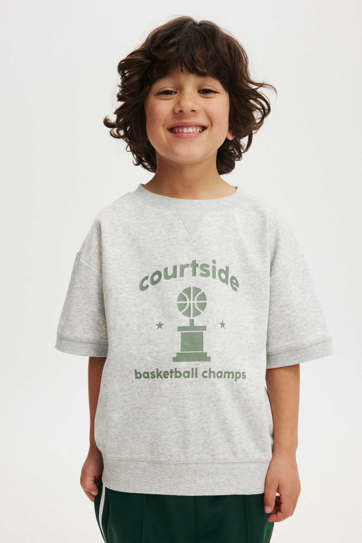 Sandy Short Sleeve Sports Crew | Cotton On (US)