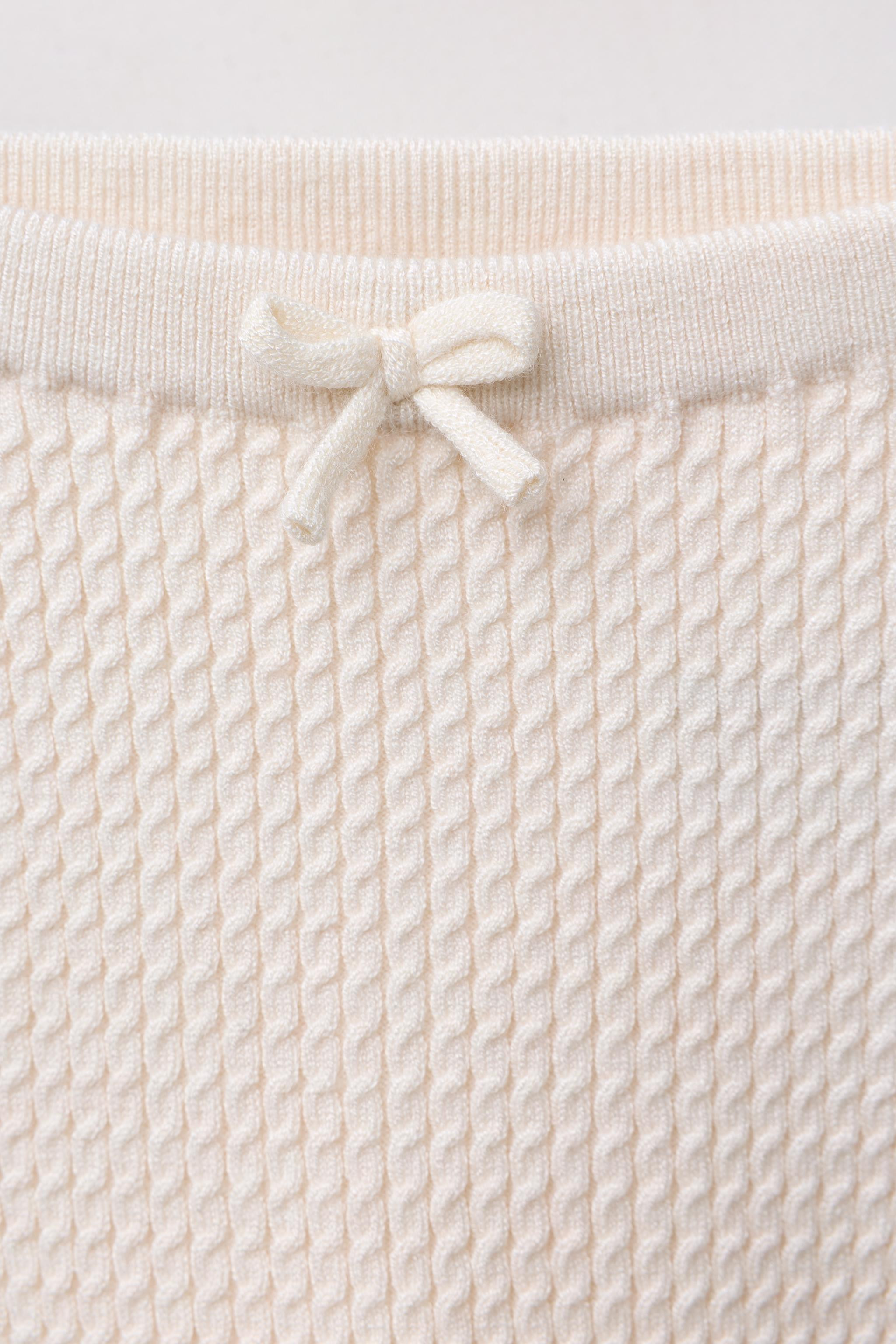 CABLE KNIT LEGGINGS | Zara US