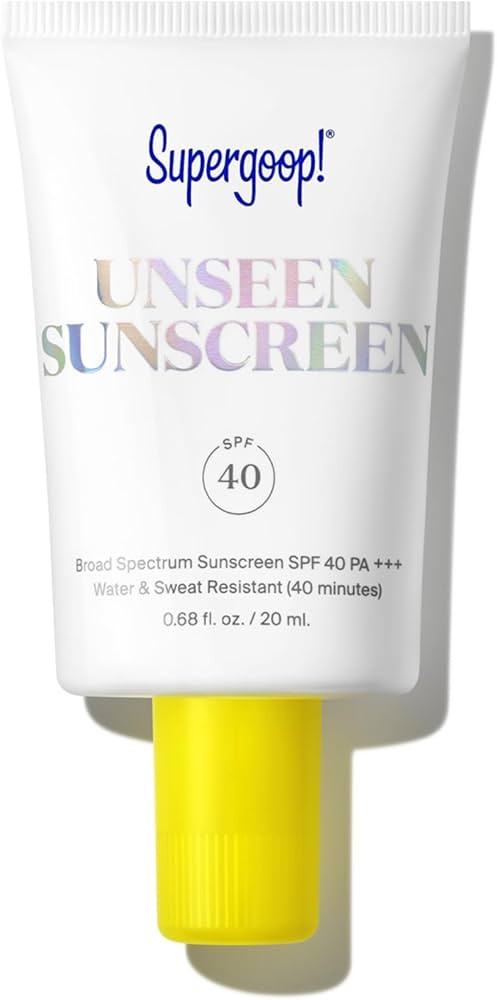 Supergoop! Unseen Sunscreen - SPF 40 - Clear & Invisible Face Sunscreen + Broad Spectrum + Makeup... | Amazon (US)