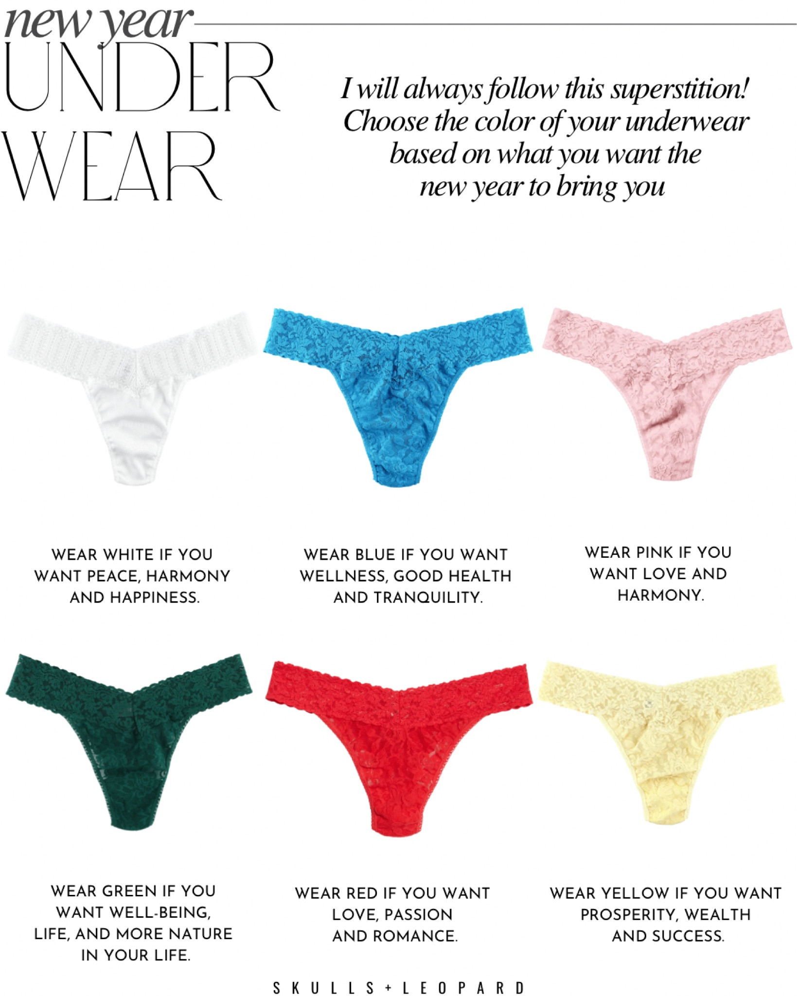 Dont forget the little piece of paper in your underwear ;) #newyearse, pink under new years
