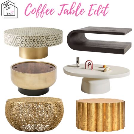 Luxe coffee tables and side tables.

#LTKHome