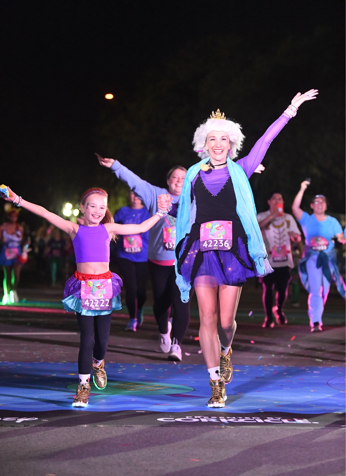 Mommy and me Ariel and Ursula bounding or running costumes! We wore these for a runDisney 5k but they would be cute to wear in the parks too (minus the wig 😂)!

#LTKFamily #LTKActive #LTKFitness