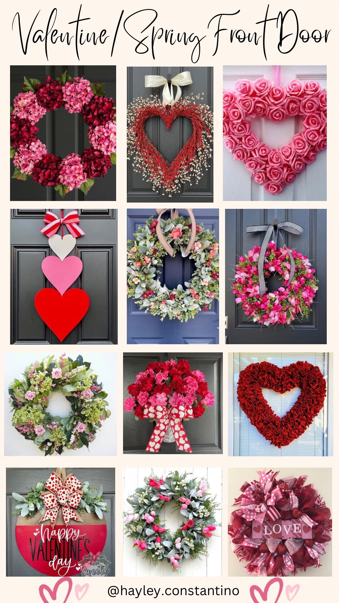 Get ready to make your front door flirt a little this season 💕 These Valentines Day/Spring wreaths aren’t just decorations—they’re the kind of charming, heart-melting beauties that make neighbors stop, smile, and think… “that house is sooooo cute!.” From fluffy florals to heart-shaped charmers, every wreath here screams romance, cheer, and a tiny bit of bright color that will wipe away the winter depression.”
🌸 cozy cottage vibes meets romantic fairy-tale moment.
💗 bold pops of pink, dreamy reds, soft pastels, and fresh spring greenery.
🎀 handcrafted goodness made with love, creativity, and REAL care by small businesses—no mass-factory vibes here.
Each wreath is carefully handmade, thoughtfully designed, and full of intentional detail—because when you shop small, you’re not just buying decor… you’re supporting someone’s dream, passion, and heart. And honestly? Your front door deserves a little love story of its own.
Whether you want:
✨ Sweet and romantic
✨ Bold and glam
✨ Playful and fun
✨ Or soft spring-fresh vibes
…there’s a wreath here that’s totally ready to become your door’s new personality.
If your house could talk, it would absolutely say, “Please hang one of these on me.” 💌
Bring the love home. Support small makers. And let your front door be the cutest one on the block.