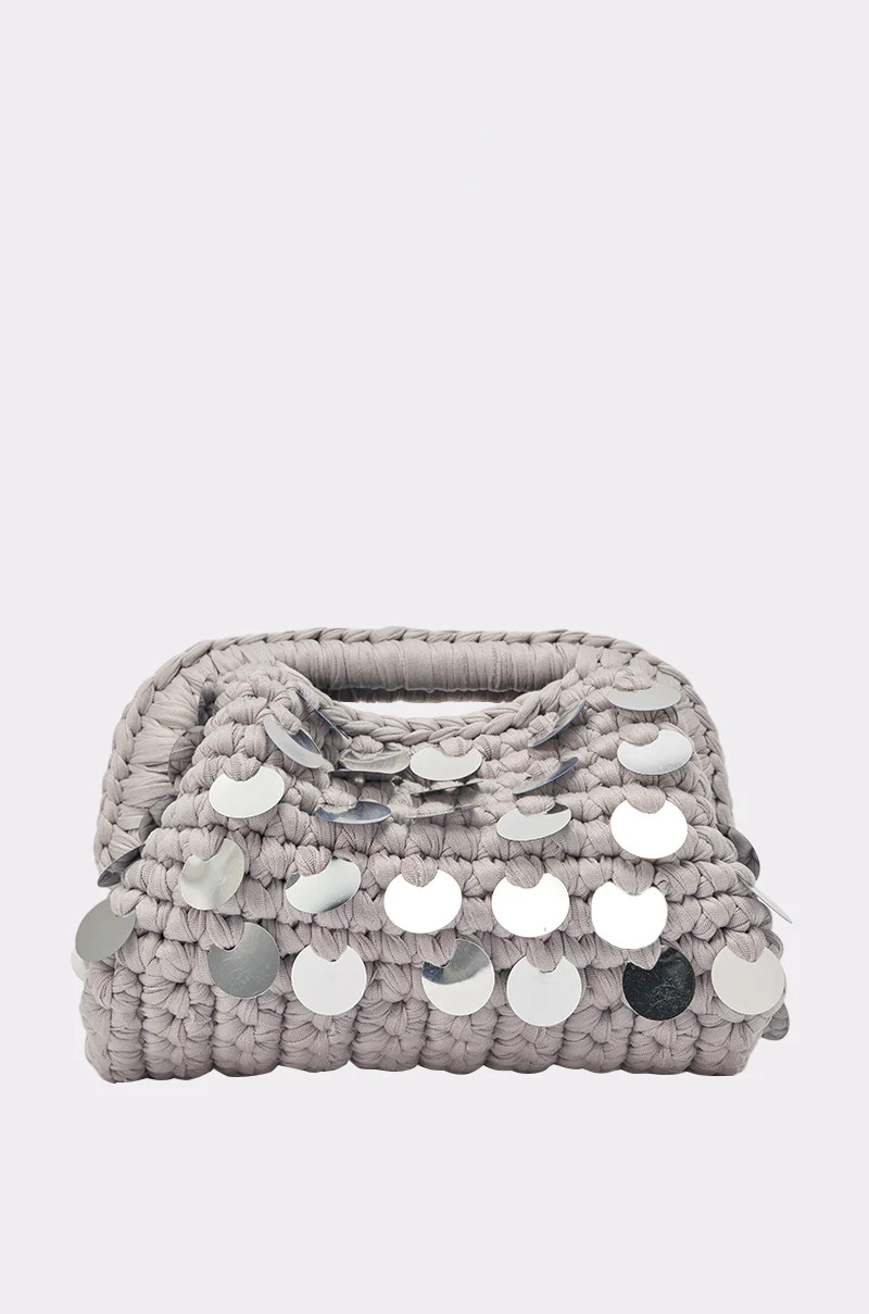 UNDER THE LIGHTS CROCHET SEQUIN CLUTCH | AKIRA