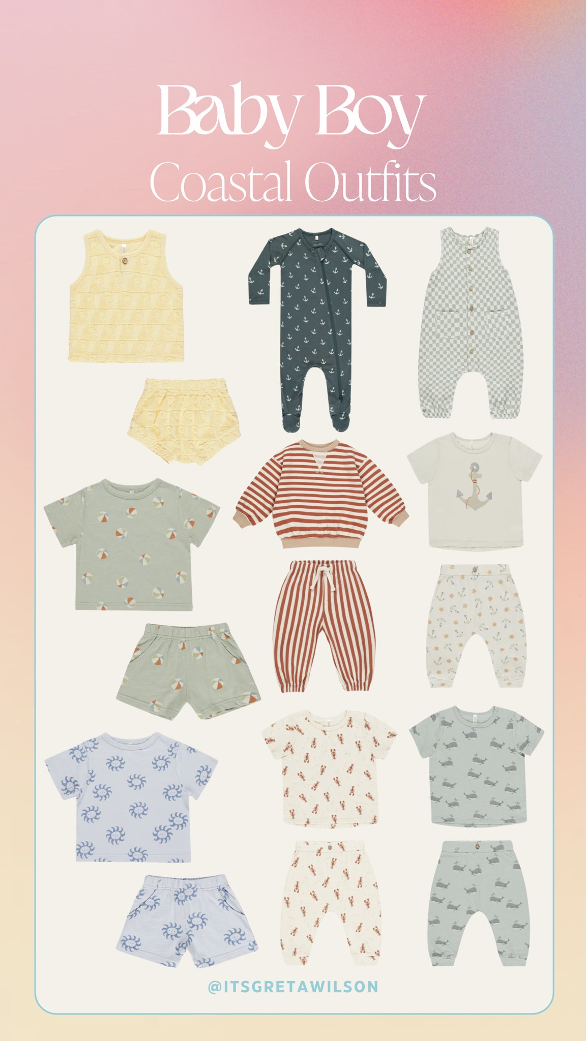 Coastal outfits for baby boy 🥹🌴🌊🤍

#LTKBaby