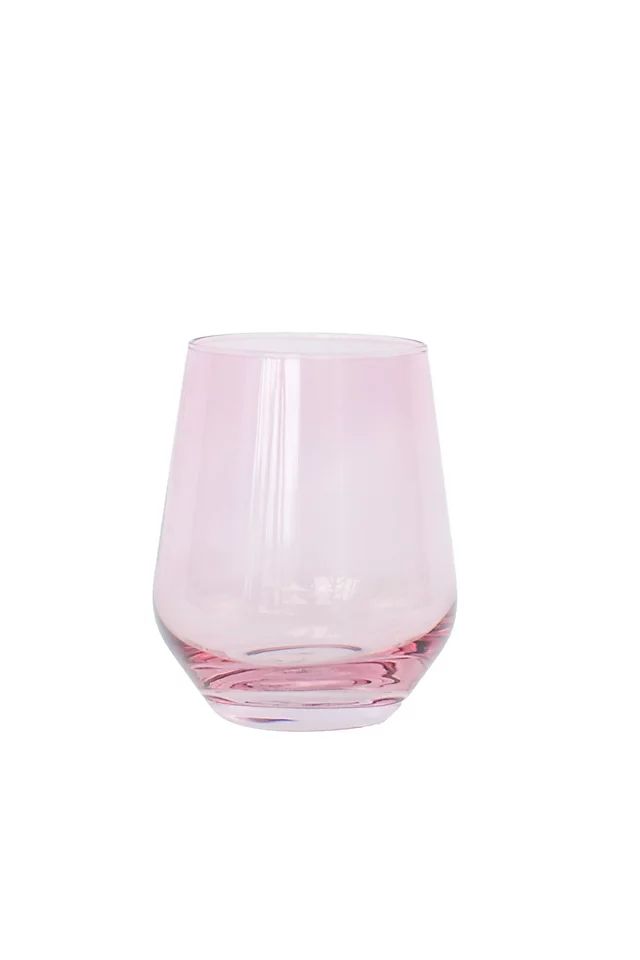 Estelle Colored Glass Stemless Wine Glass Set | Anthropologie (US)