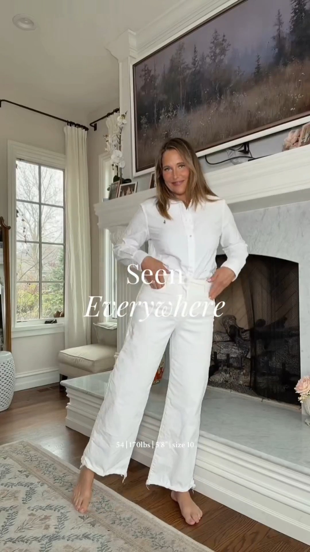 I love an all white look broken up with a belt. A classic polo button down and a polo sweater always have a steady place in my outfit rotation.

#LTKOver40 #LTKSeasonal #LTKMidsize