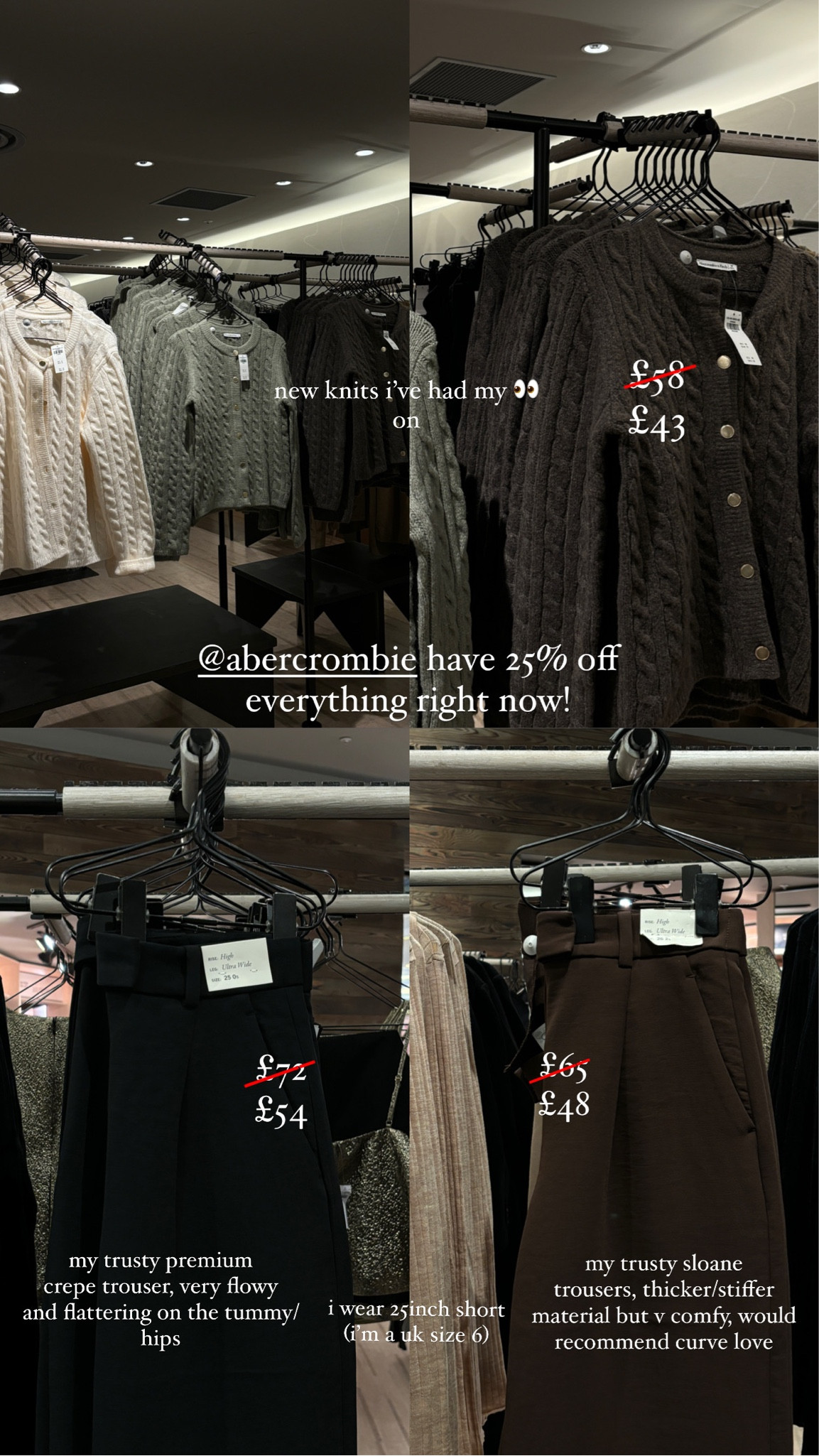 abercrombie, black friday, premium crepe, sloane trouser, petite trouser, cable crew, cable knot 

#LTKsalealert #LTKfindsunder50 #LTKSeasonal