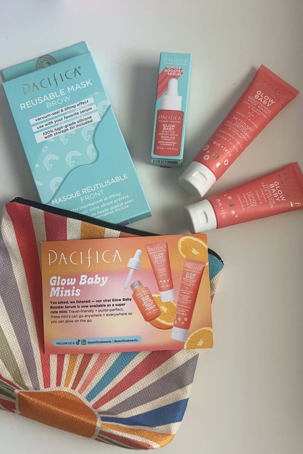 PACIFICA BEAUTY glowing baby minis ⭐️ perfect for summer travel !!

Skin care travel / skincare mini / glow serum / vit c 

#LTKStyleTip #LTKItBag #LTKTravel