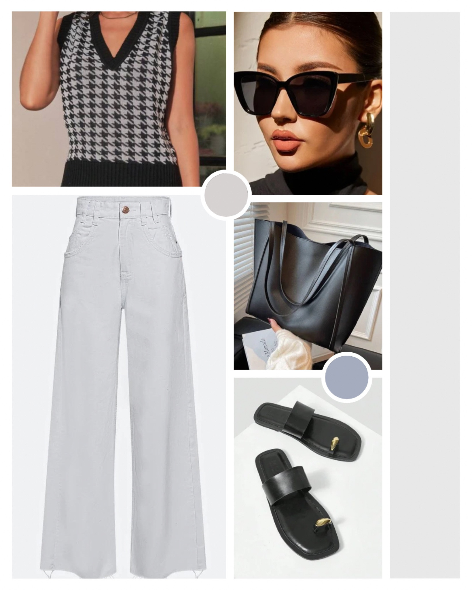O colete pied de poule combinado com a calça wide leg branca encheu de charme esse look casual! Perfeito e confortável para o dia-a-dia! 

#LTKstyletip #LTKbrasil #LTKbeauty
