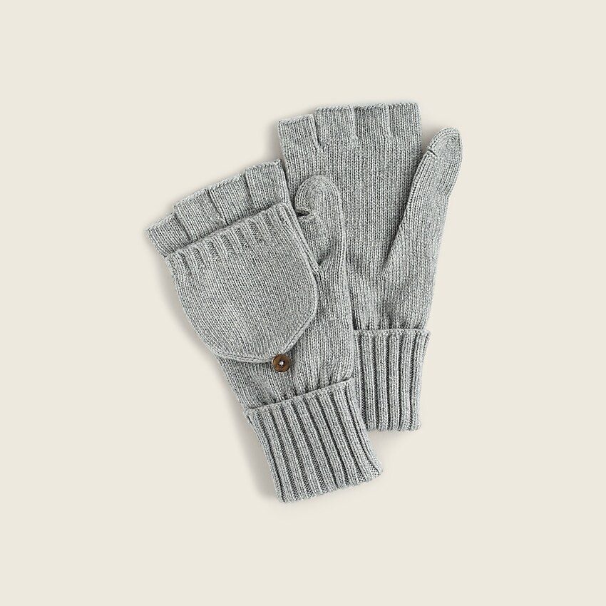 Fine ribbed knit glitten | J. Crew US