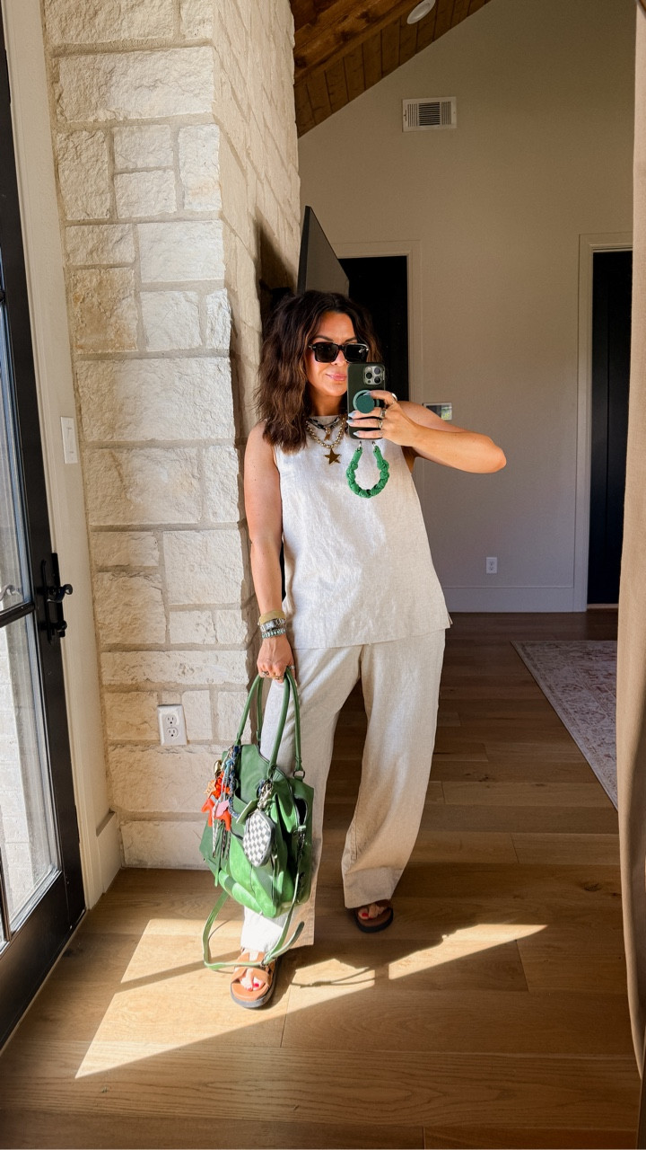 All the linen pieces from GAP right now are so good!
Top & Bottom: large
Sandals: TTS


#LTKOver40 #LTKootd #LTKMidsize

#LTKootd #LTKMidsize #LTKOver40