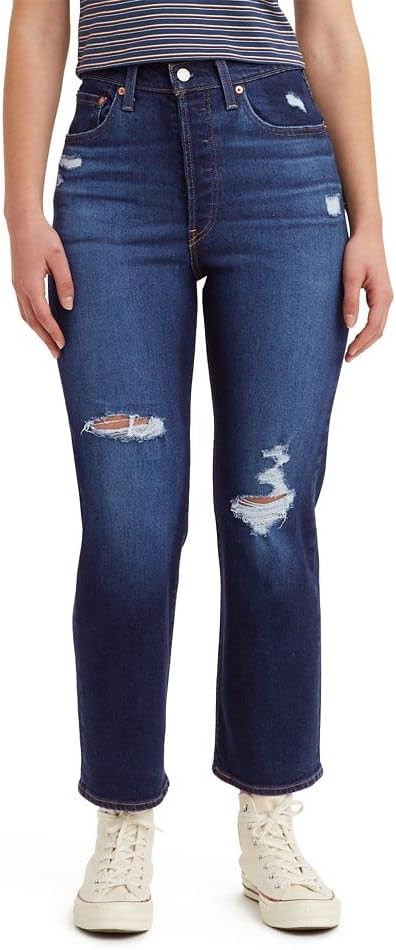 Levi's Women's Ribcage Straight Ankle Jeans | Amazon (US)