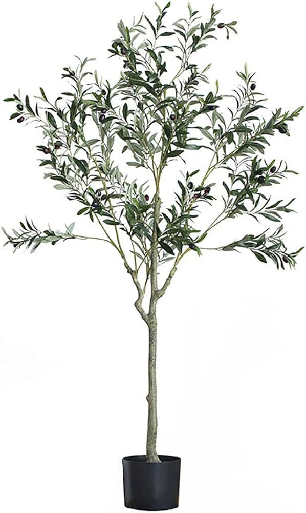 Artificial Olive Tree, 5ft (60'') Tall Fake Plants Suitable for Modern Living Rooms Home Office I... | Amazon (CA)