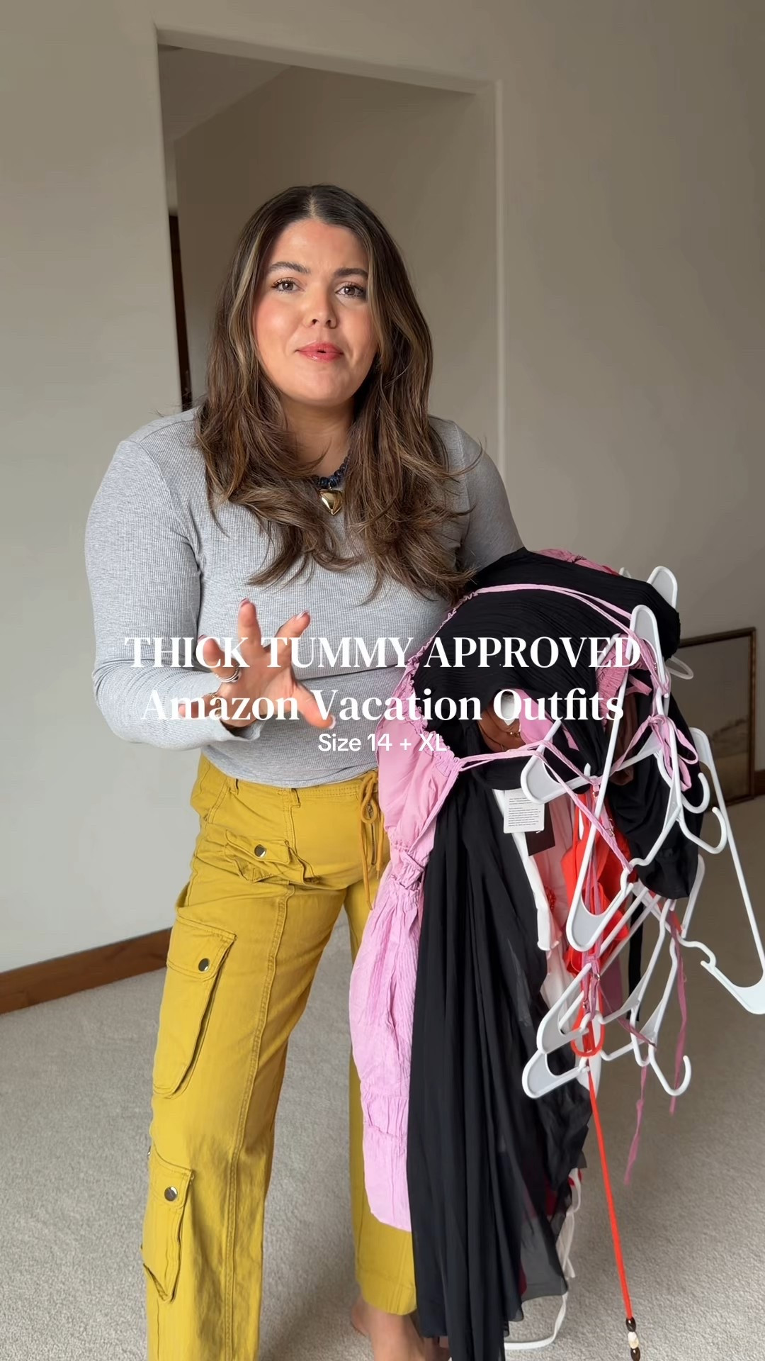 Amazon vacation must haves. Doing the hard work for my midsize and thick tummy girls so you know exactly what to get and what not to
i'll put everything on my storefront in the resort where in vacation outfits list.
￼ Wearing everything in xl if it’s available and if not in large 

#LTKMidsize #LTKSeasonal #LTKTravel