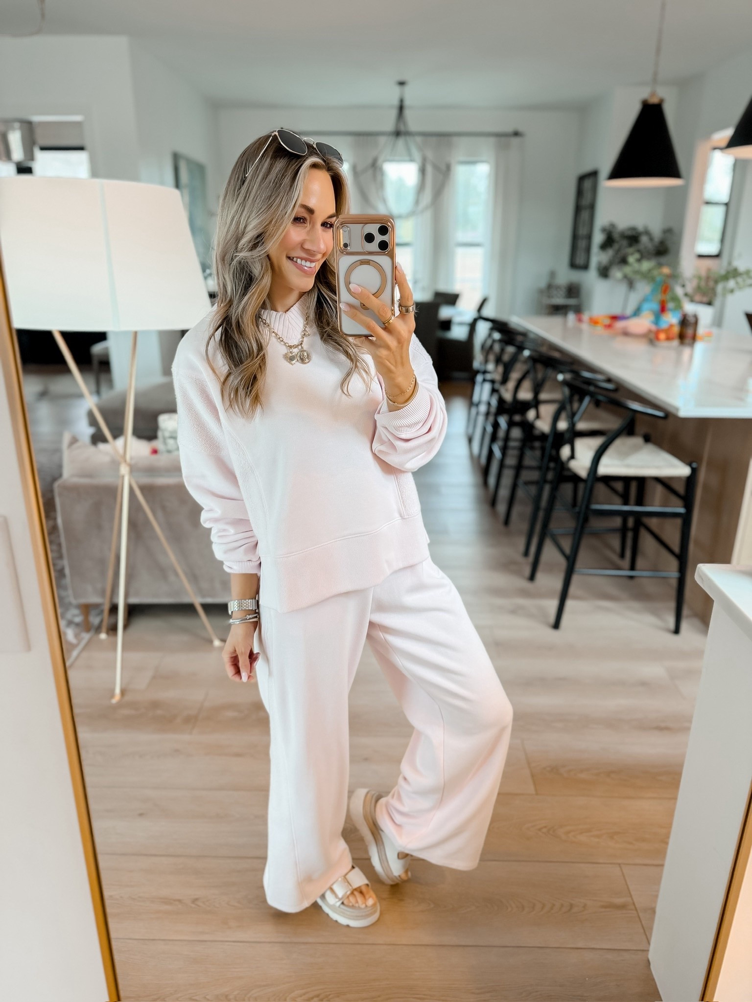 Aerie NEW arrival! This pink set is so comfy and perfect for those cozy days at home! // I’m 5’3 for reference wearing a size xs!

#LTKootd #LTKmomlife #LTKPetite