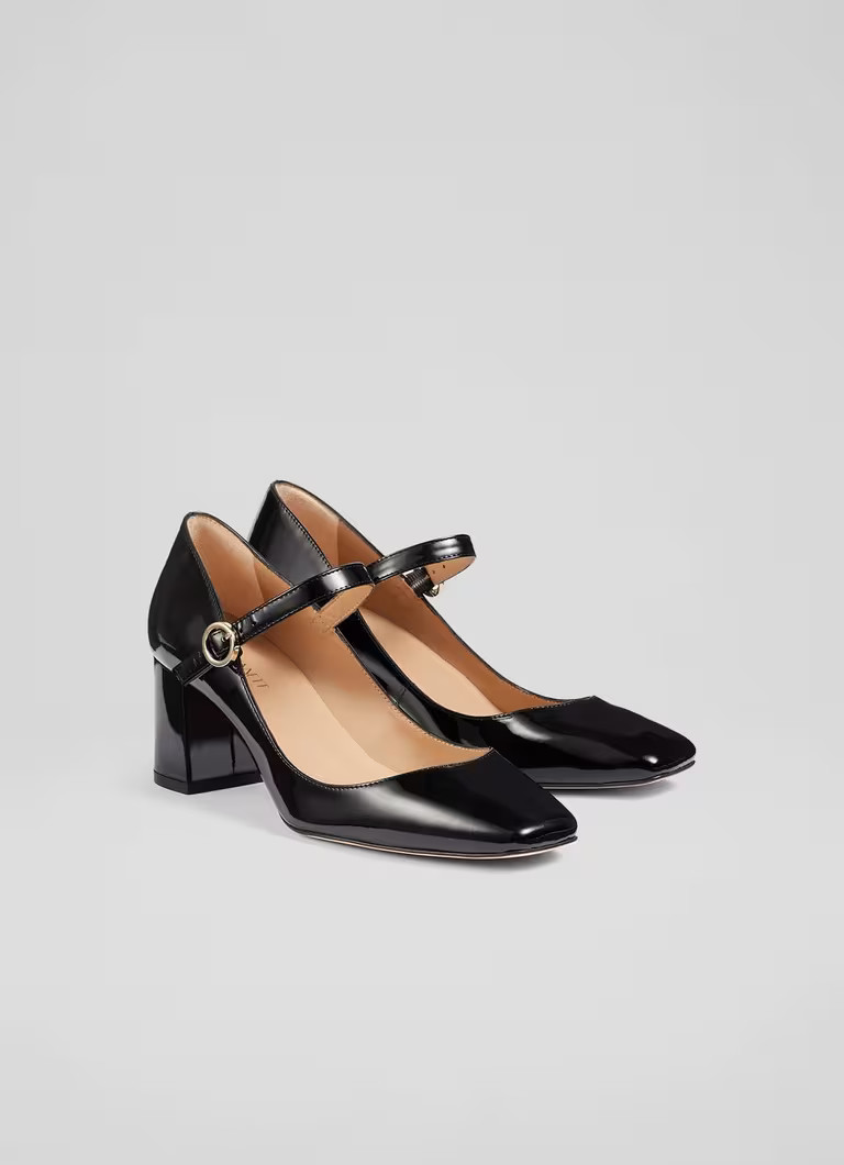 Winter Black Patent Leather Mary Janes | L.K. Bennett (UK)