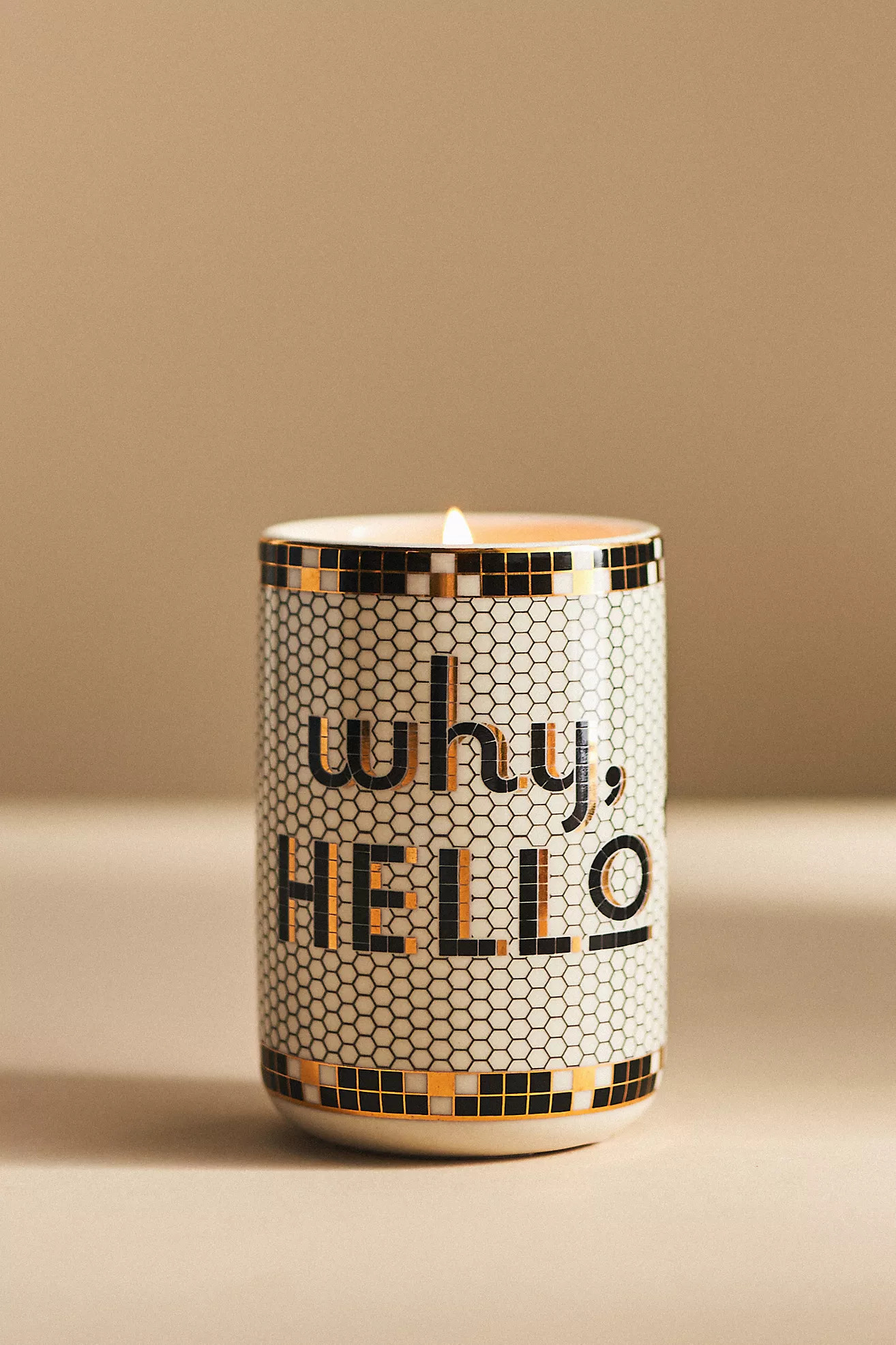 Bistro Tile Gourmand Tarte Au Beurre Ceramic Candle | Anthropologie (US)