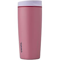 Owala SmoothSip Slider Insulated Stainless Steel Coffee Tumbler, Reusable Iced Coffee Cup, Hot Co... | Amazon (US)