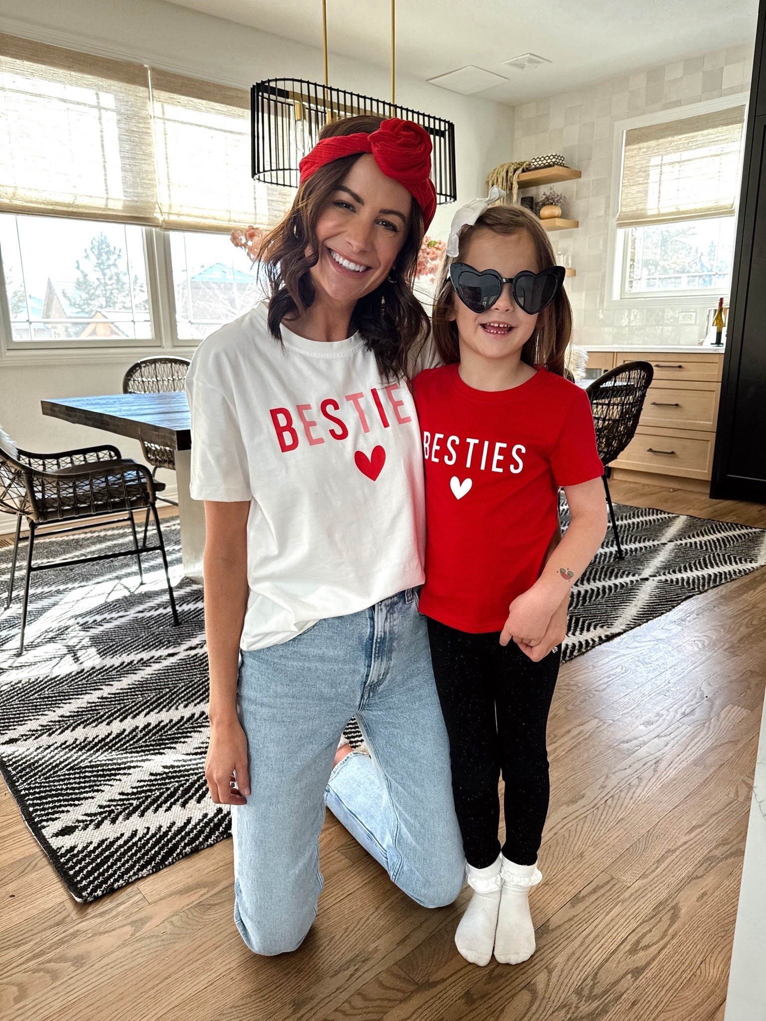 Twinning with my girl in our Valentine’s Day shirts! 

#LTKFindsUnder50 #LTKKids #LTKSeasonal