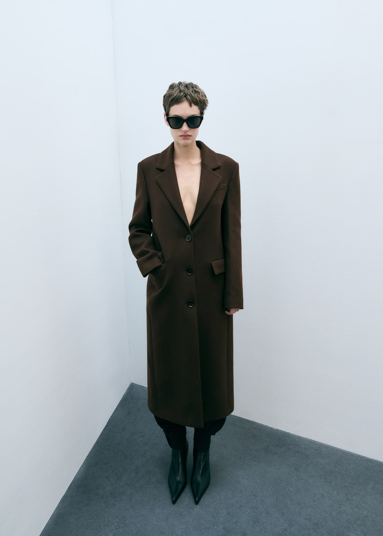 Structured wool coat - Women | MANGO USA | Mango (US/MX/AU)