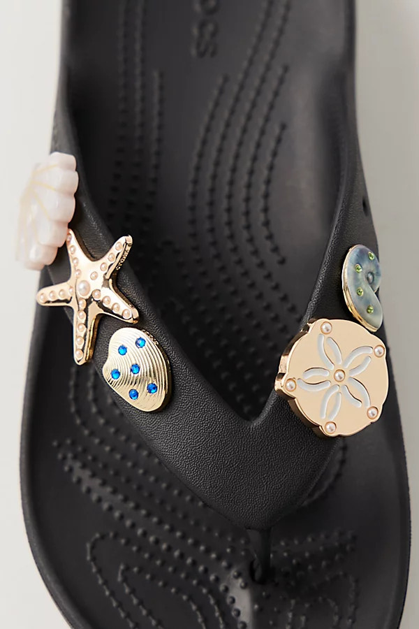 Crocs Gold Seashell Jibbitz | Free People (Global - UK&FR Excluded)
