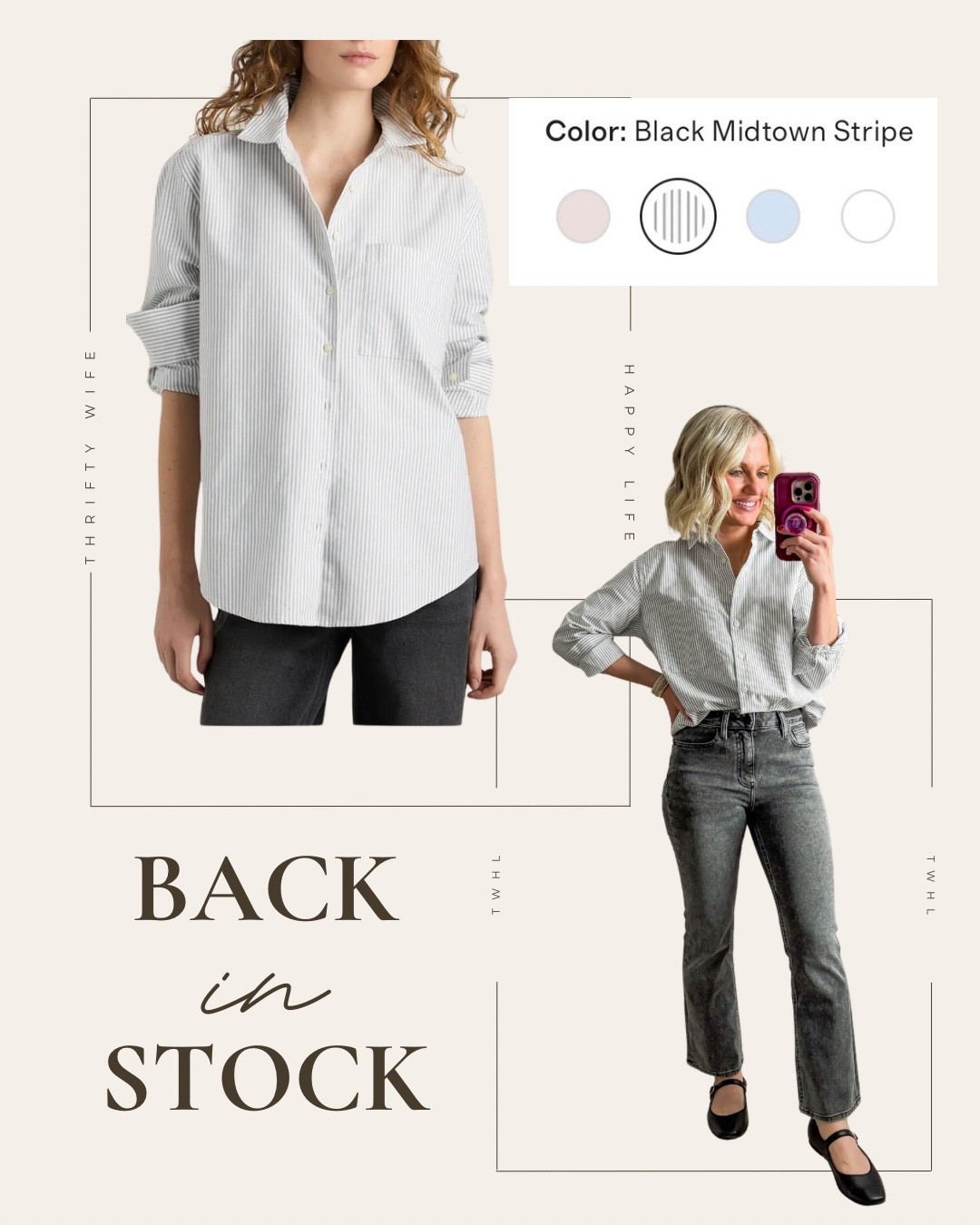 Restock alert 🚨 My favorite button down shirt from Quince is restocked and has more color options!! I’m wearing an xsmall!! 

#LTKPetite #LTKOver40 #LTKSeasonal