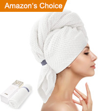 YFONG X-Large Hair Towel Wrap for Women, Super Absorbent Microfiber Hair Towel for Curly Hair, Fa... | Amazon (US)