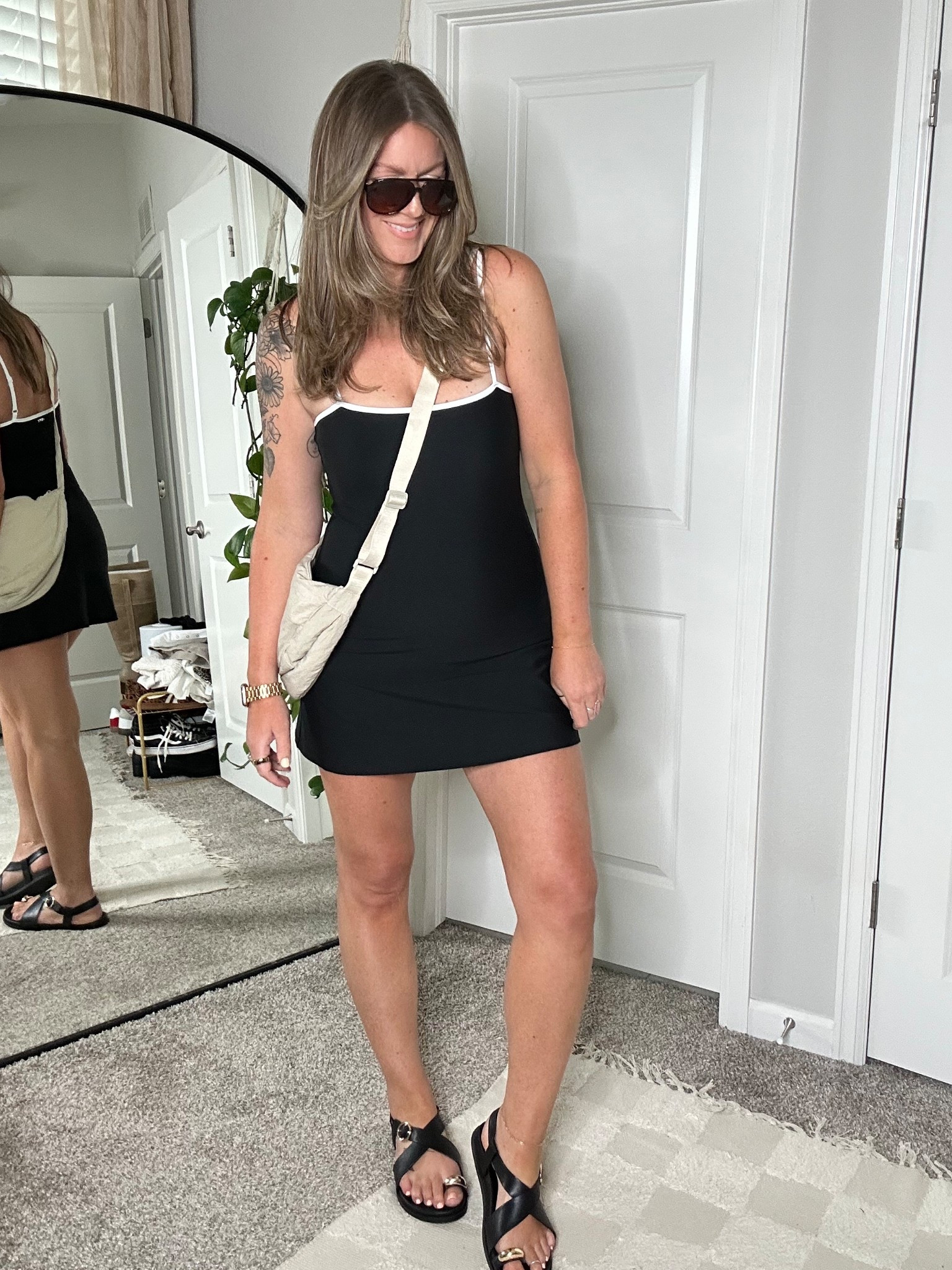 Medium dress, but need a large, 11 sandals 

#LTKMidsize #LTKSaleAlert #LTKOver40