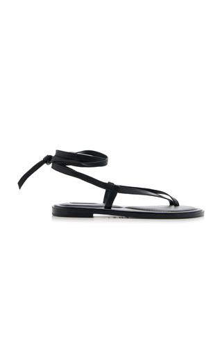 Elliot Leather Wrap Sandals | Moda Operandi (Global)