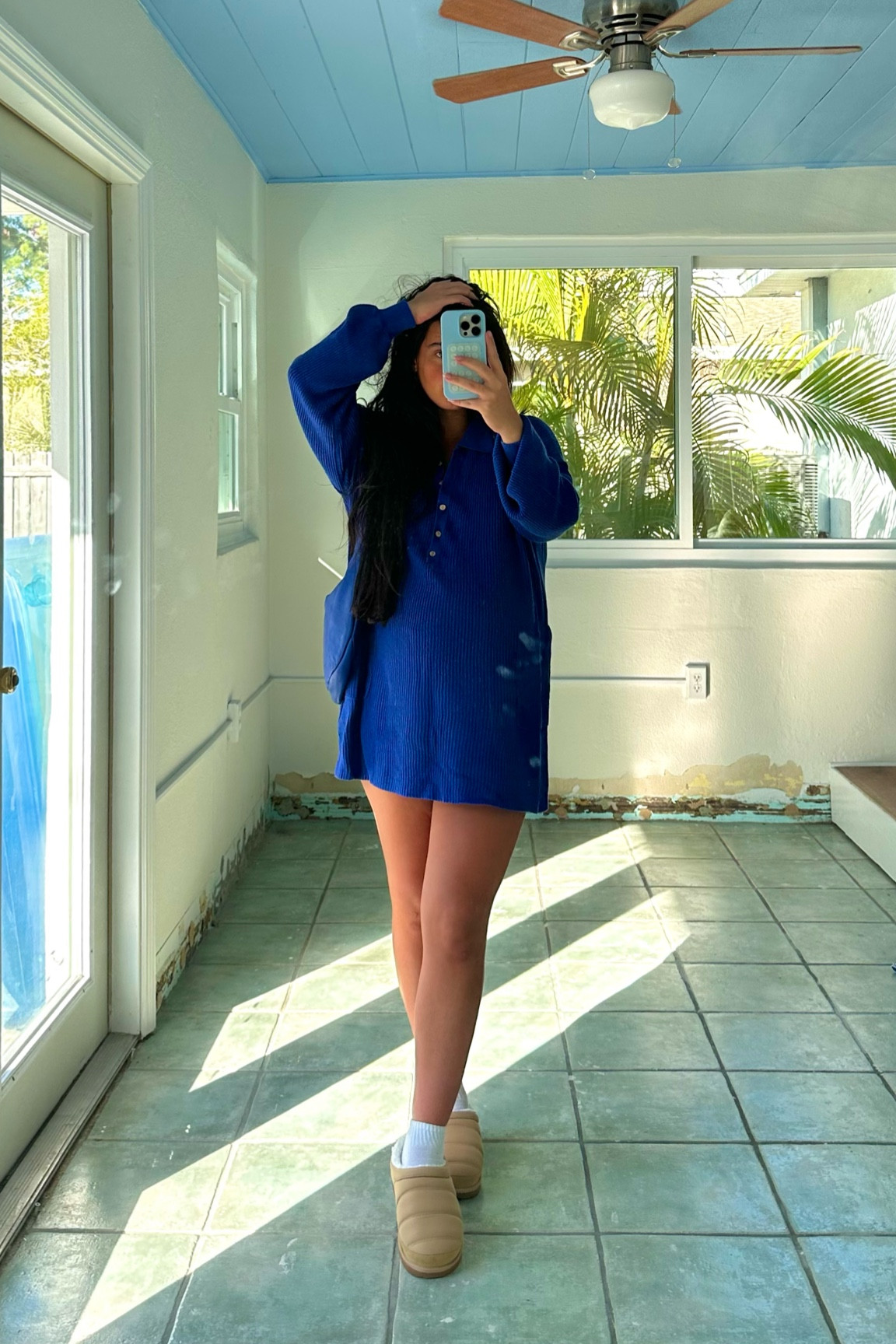 The perfect fall outfit for this florida cold front. I got this dress for post partum but it’s SO bump friendly! 

Wearing the Free People Sweater Dress in a medium! I am so obsessed with this shade of blue. 

The idle Hands sling is my favorite. And these shoes are on sale right now at old navy 👀

Free People | Sale | Old Navy | Uggs | Bumpstyle | Accessory | Fall Fashion 

#LTKbump #LTKHolidaySale #LTKsalealert