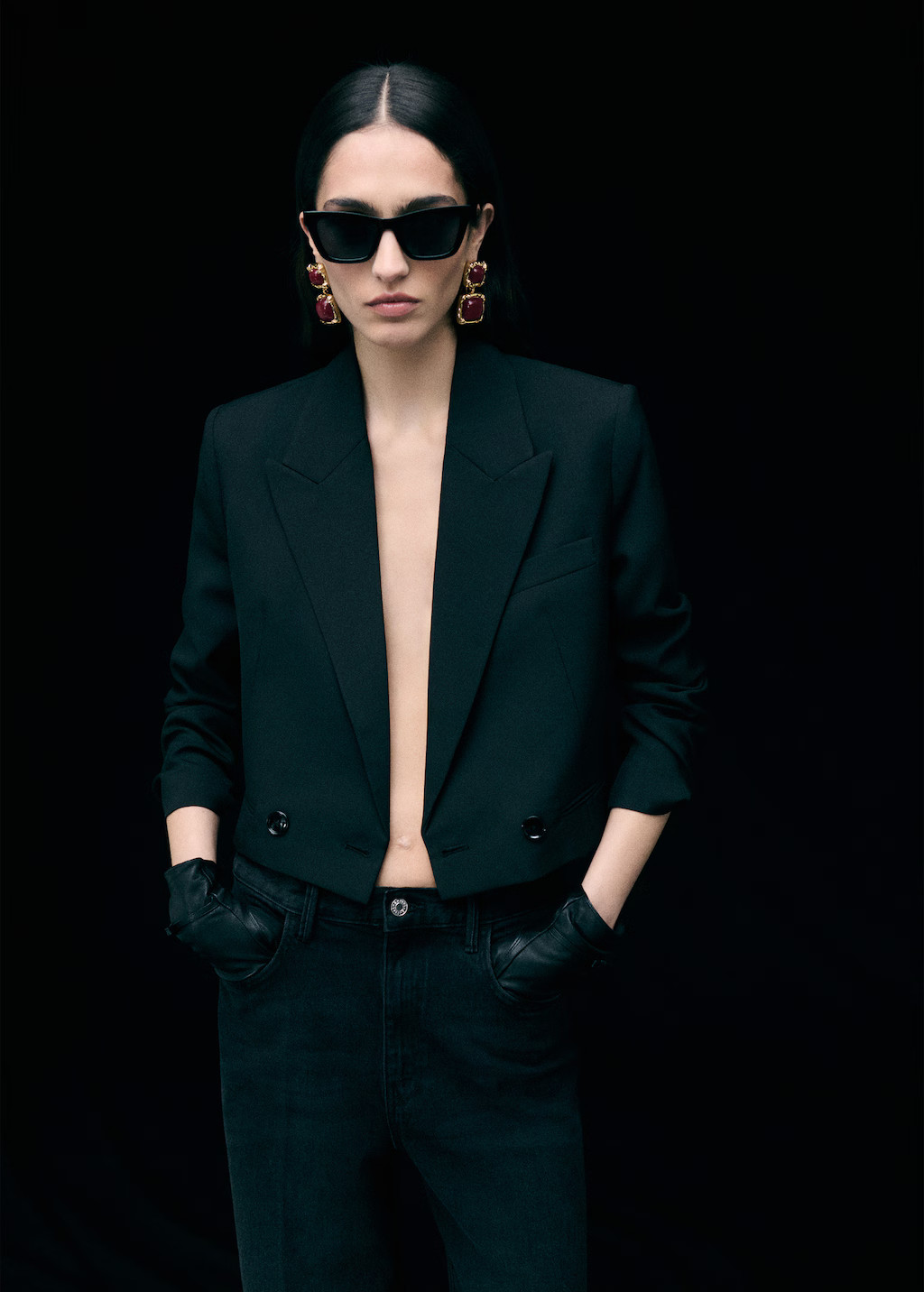 Beaded drop earrings - Women | MANGO USA | Mango (US/MX/AU)