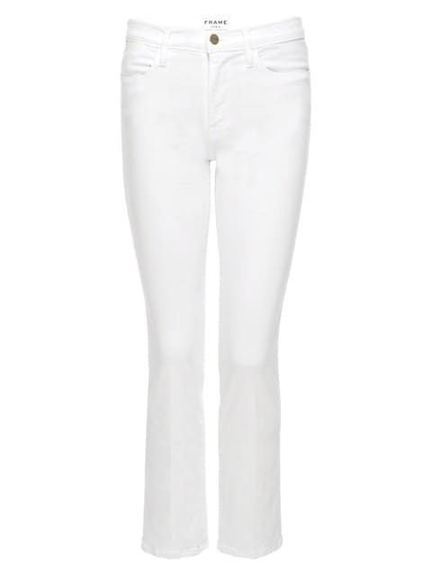 Le High High-Rise Stretch Straight-Leg Jeans | Saks Fifth Avenue