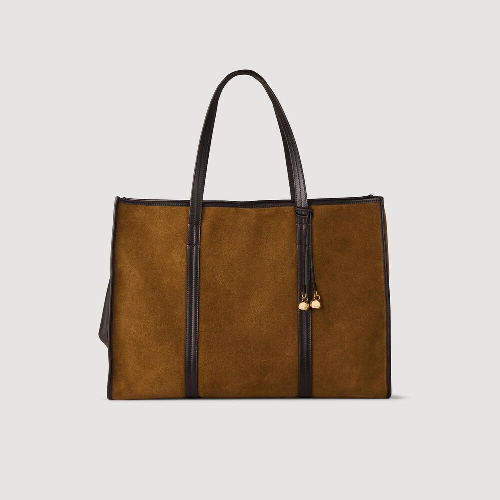 Suede tote bag | Sandro US | Sandro-Paris US