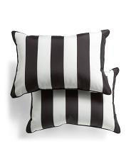 2pk 14x20 Outdoor Keys Cabana Striped Pillow | TJ Maxx