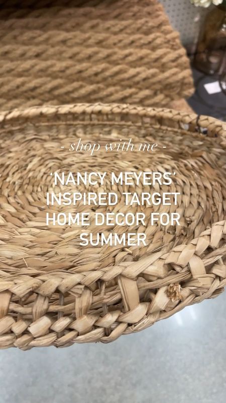 Nancy Meyers inspired Target home decor for summer 🌊☀️

#LTKhome #LTKstyletip #LTKfindsunder50