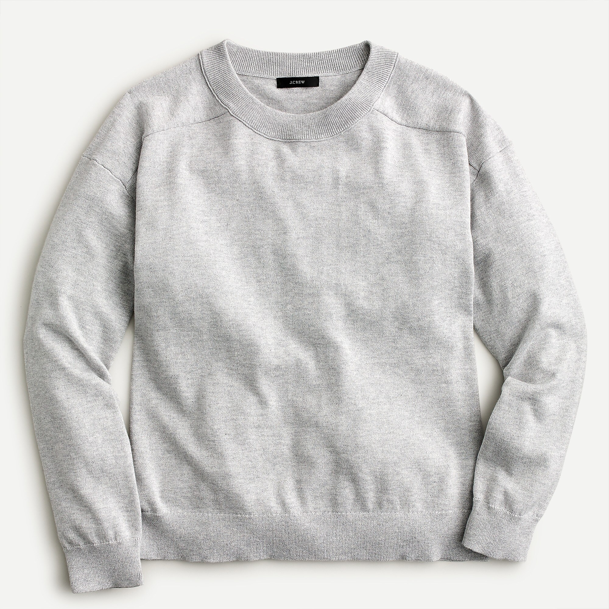 Crewneck pullover in cotton-cashmere | J. Crew US
