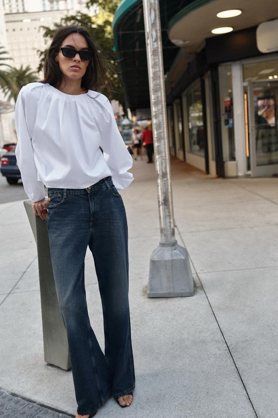 Z1975 MID-RISE STRAIGHT LEG JEANS | Zara US